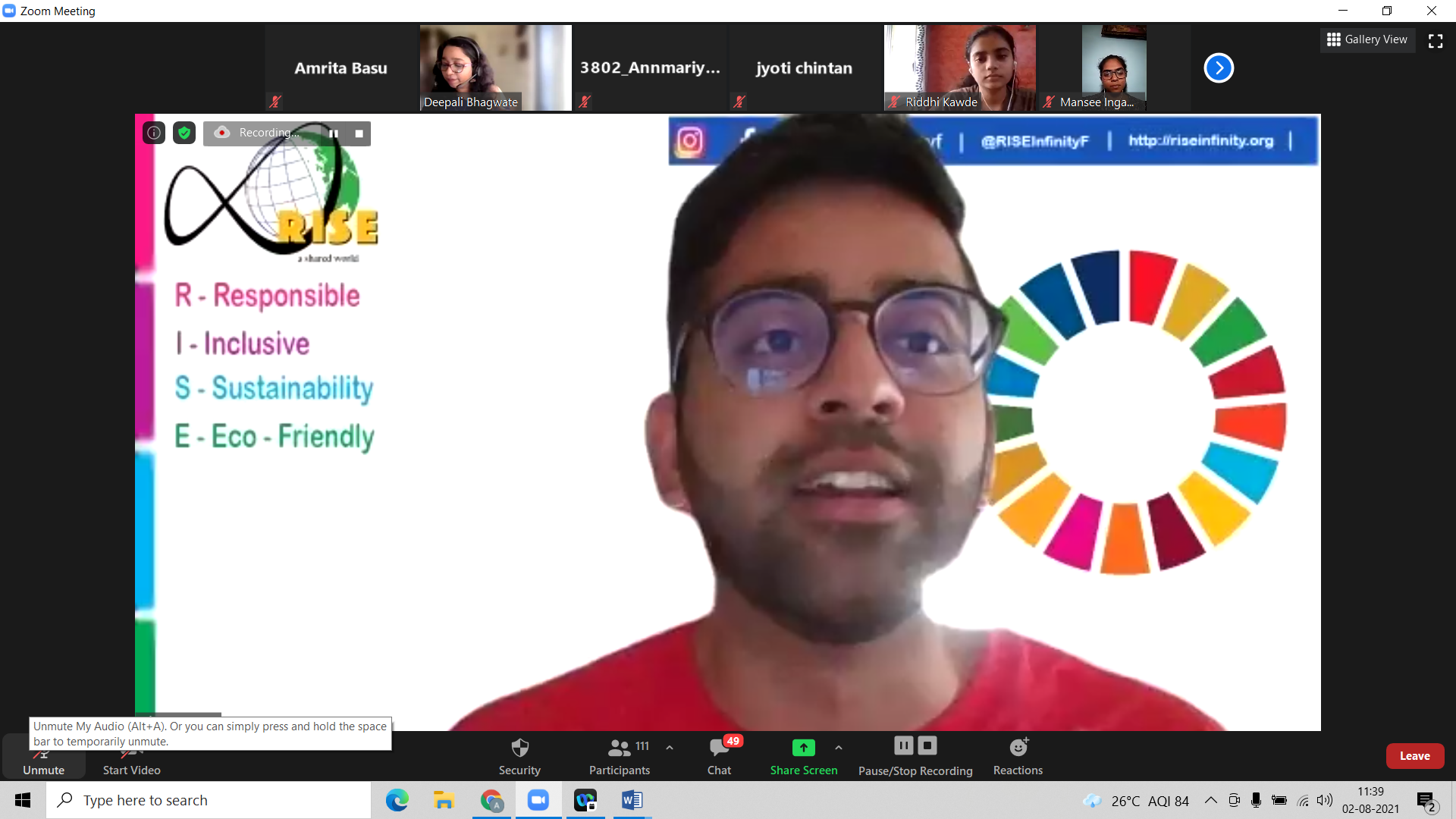 Mr. Deepak Nanda Addressing YuWaah Walkthrough